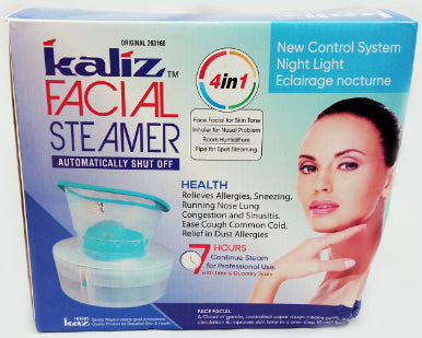 Facial Steamer, Inhaler & Humidifier By Kaliz 4 in 1